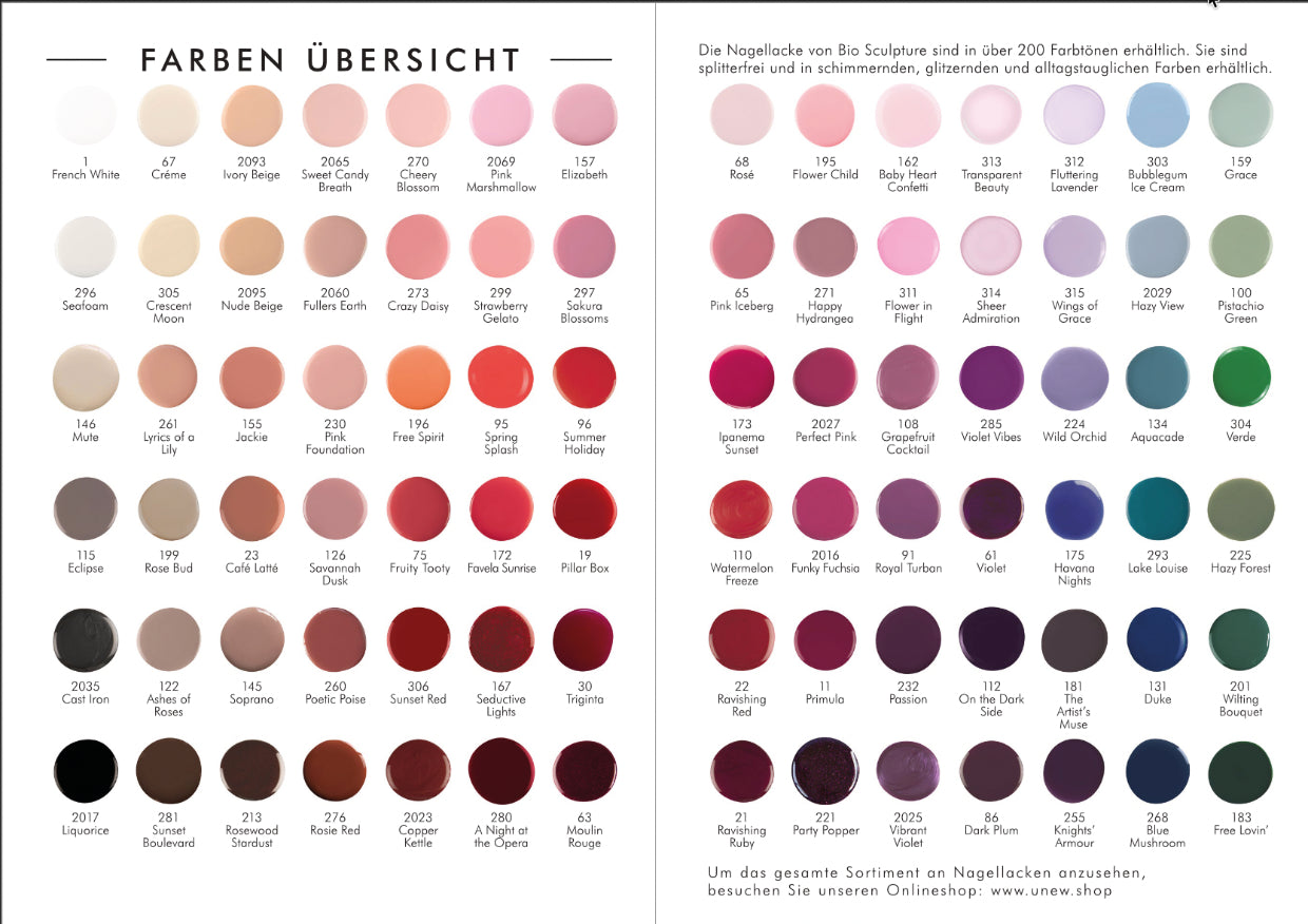 BIO Sculpture Home Care Catalogue