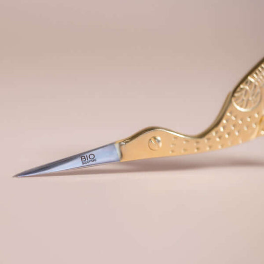 Fine Blade Gold Stork Scissors Nagelscheren & Nagelknips Fine Blade Gold Stork Scissors - Feine Nagelschere Bio Sculpture