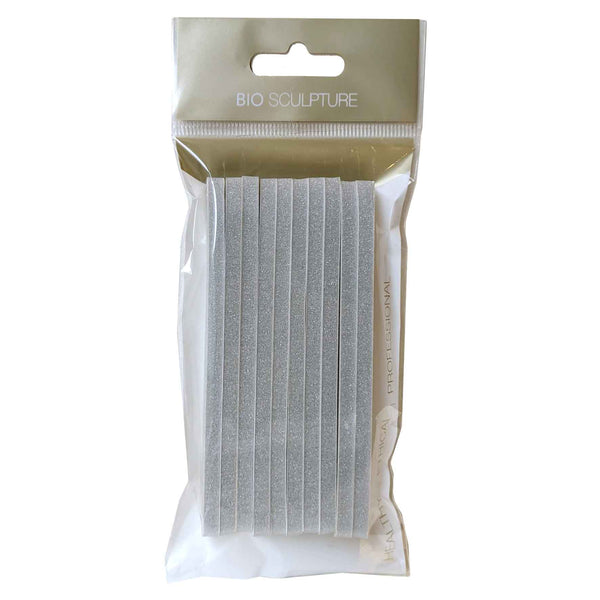 Grey Square Patches 220 Nagelfeilen Einweg-Feilenaufsatz für die Multi-Feile mit feiner 220er Körnung Inhalt - 10 Stück Bio Sculpture