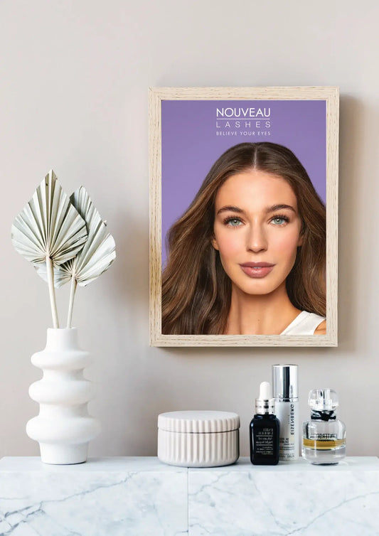 Цифровой файл постера Nouveau Lashes Вариант 4