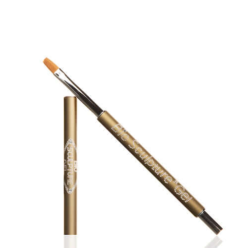 No 6 Flat Brush Pinsel & Tools Gelpinsel Größe 6 mit gerader Kante Leicht und einfach zu verwenden. Enthält einen Deckel, der als Bürstenschutz dient Bio Sculpture