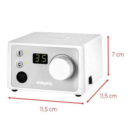 SET Marathon K35 Digital + SH30N + SFP27 Nagelfräser & Tools Marathon K35 Digital + SH30N + SFP27Modern, leise, vibrationsfrei und langlebig - so würden wir die Saeyang K35 beschreiben. Diese elektrische Tischfeile verfügt über eine integrierte digitale D