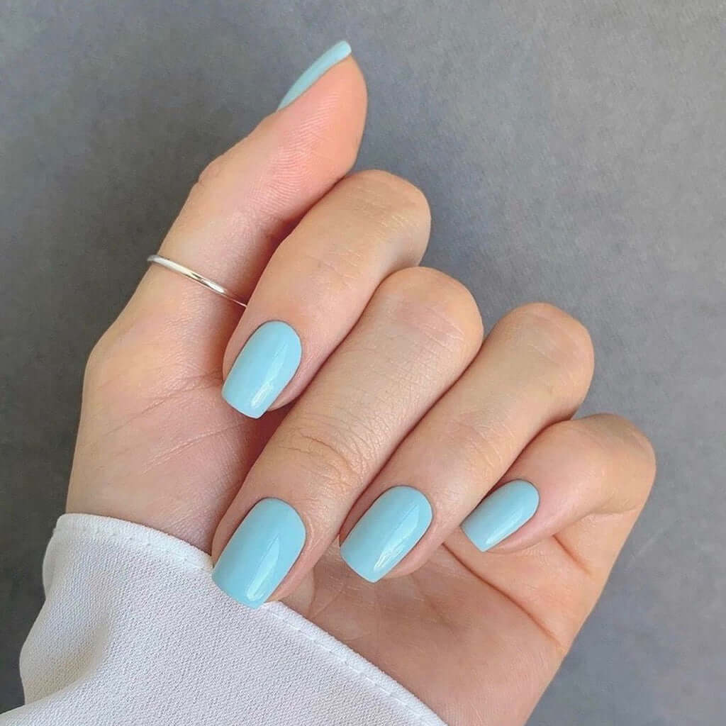 0107 Shanna - EVO EVO EVO GellackEin sanftes Pastellblau Hergestellt in Südafrika.EVO by Bio Sculpture Bio Sculpture