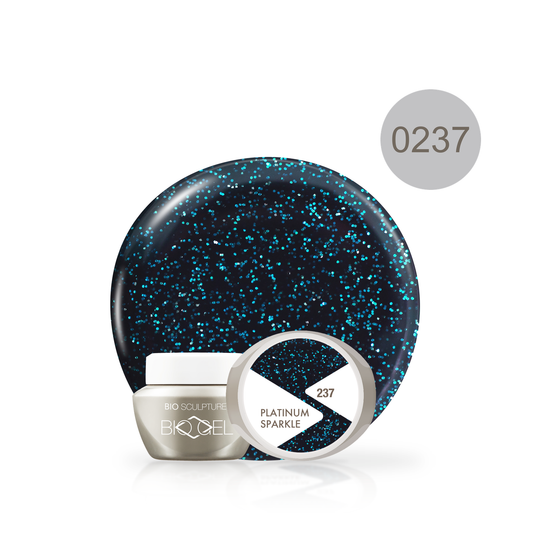 0237 Platinum Sparkle - BIOGEL | Bio Sculpture