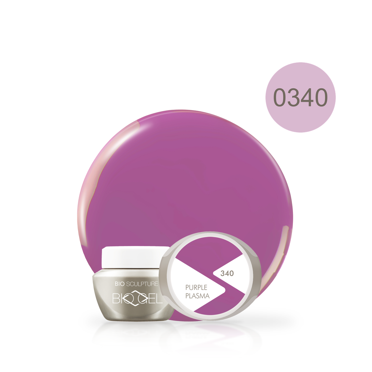 0340 Purple Plasma - BIOGEL | Bio Sculpture