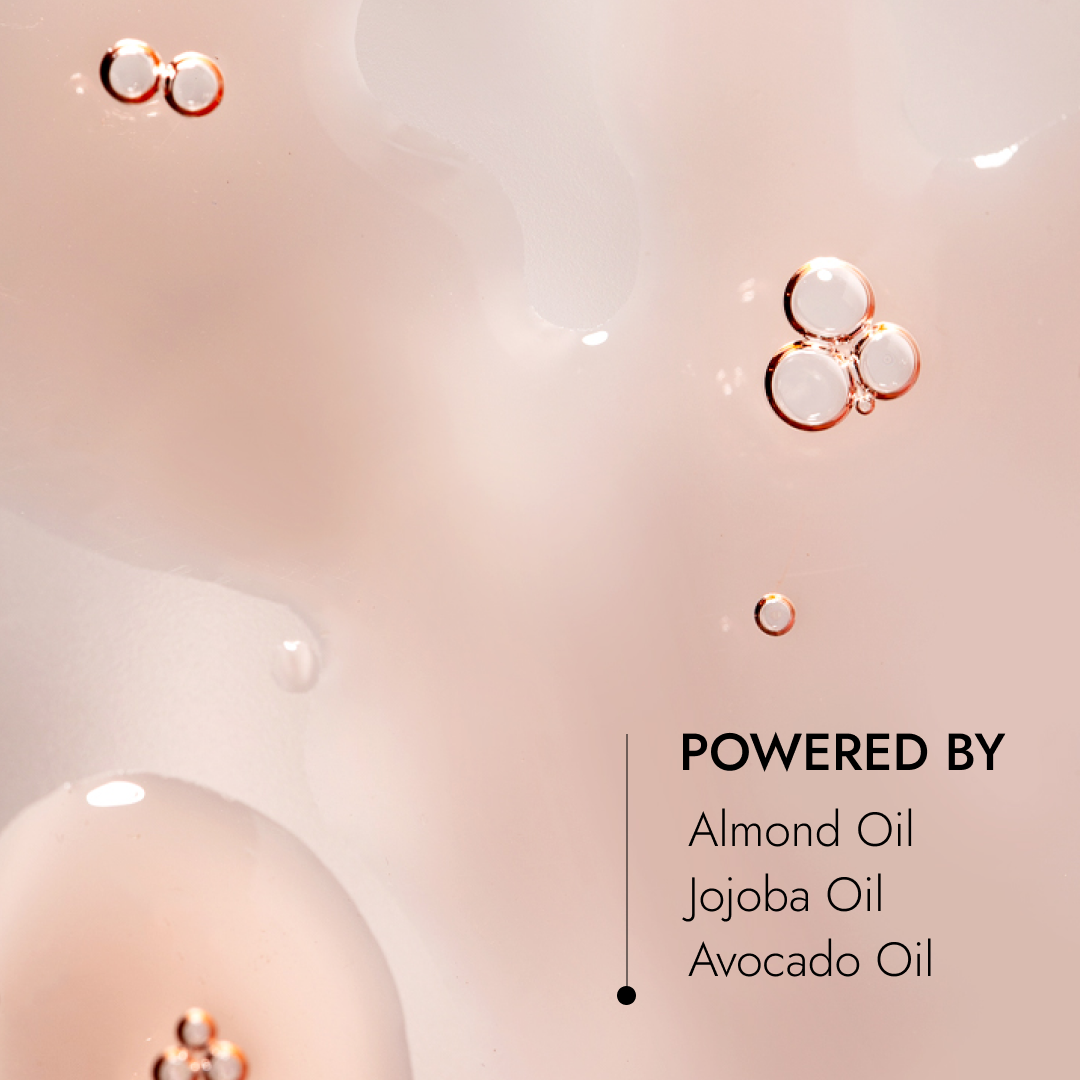 Almond Cuticle Oil - Textur mit Mandel-, Jojoba- und Avocadoöl-Hinweis
