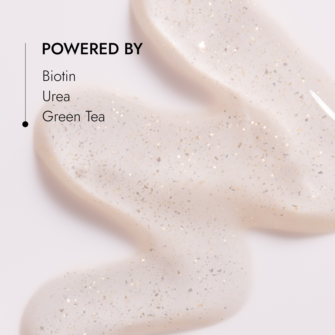 Golden Nail Serum - Textur mit Biotin-, Urea- und Grüntee-Hinweis