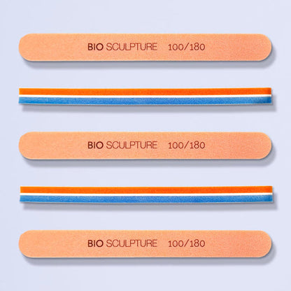 Sponge Board 100/180 Nagelfeilen Feile mit grober / mittlerer 100er / 180er Körnung Bio Sculpture