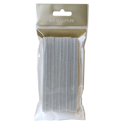 Grey Square Patches 220 Nagelfeilen Einweg-Feilenaufsatz für die Multi-Feile mit feiner 220er Körnung Inhalt - 10 Stück Bio Sculpture