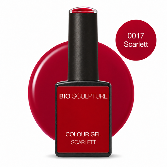 017 Scarlett – Bio Sculpture Colour Gel mit rundem Farbkreis