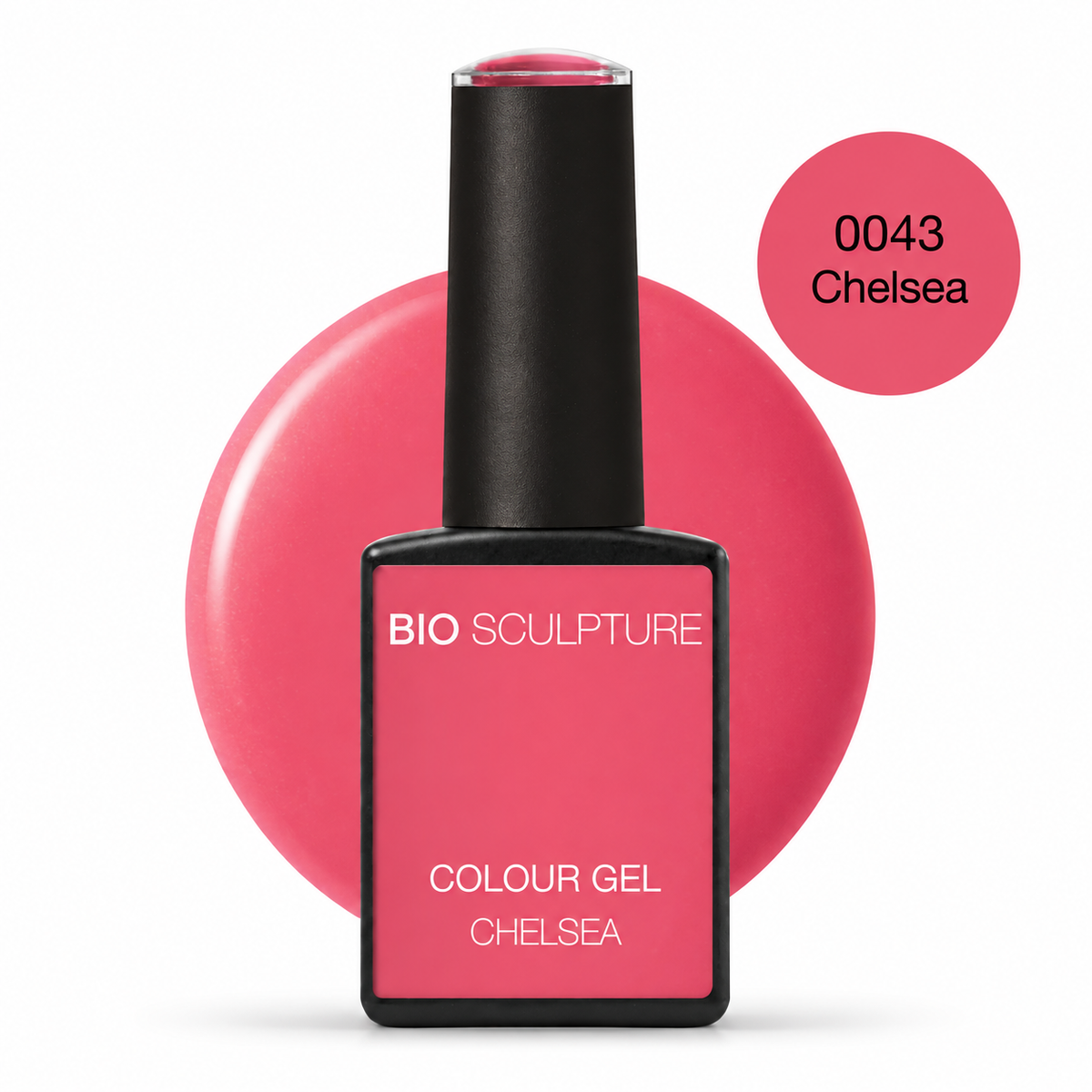 043 Chelsea – Bio Sculpture Colour Gel mit rundem Farbkreis