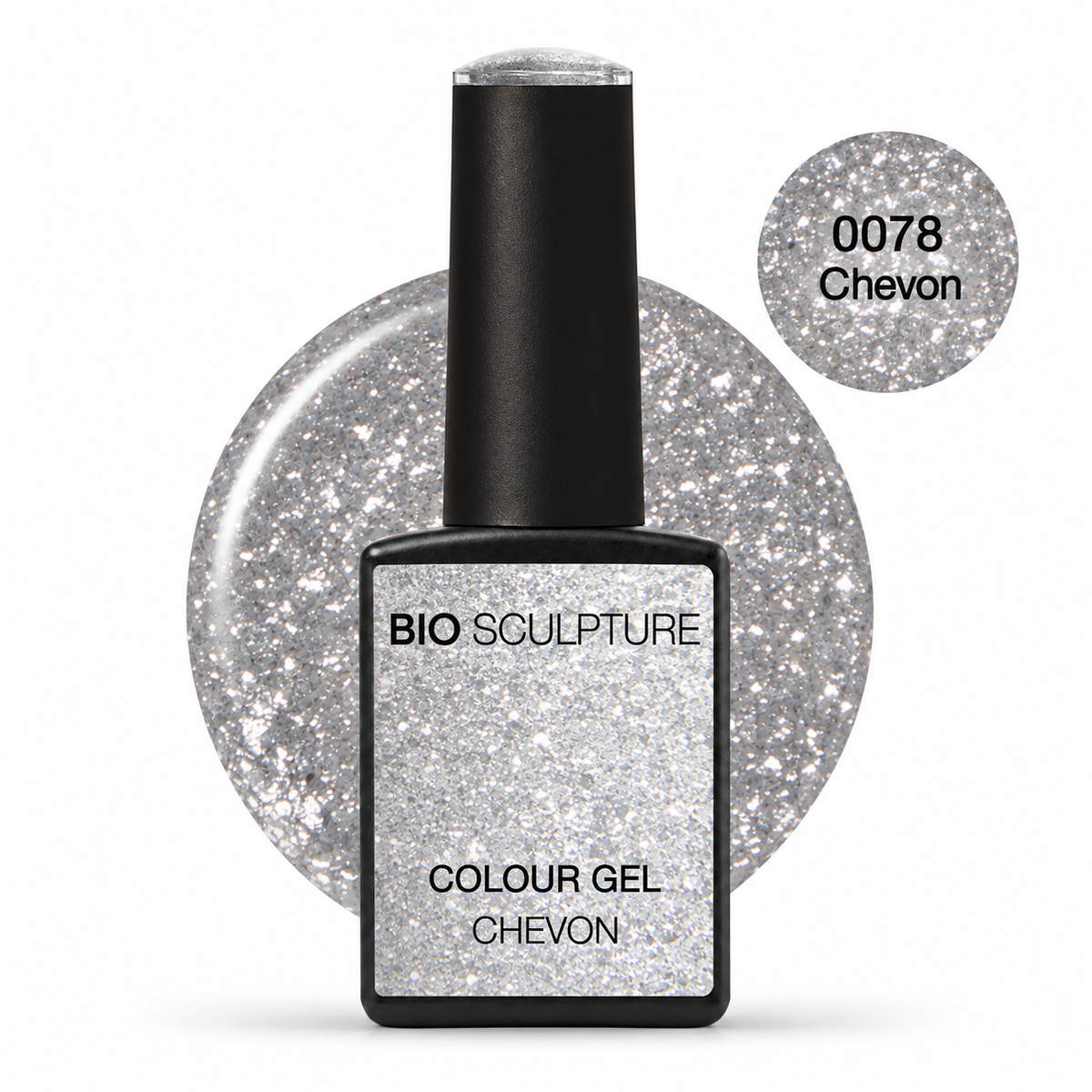 078 Chevon – Bio Sculpture Colour Gel mit rundem Farbkreis