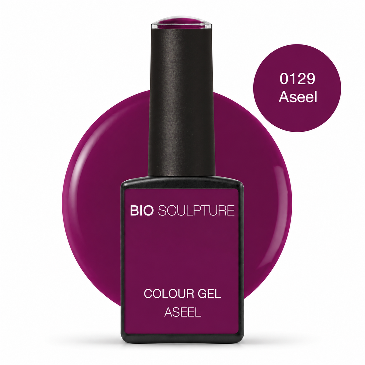 129 Aseel – Bio Sculpture Colour Gel mit rundem Farbkreis