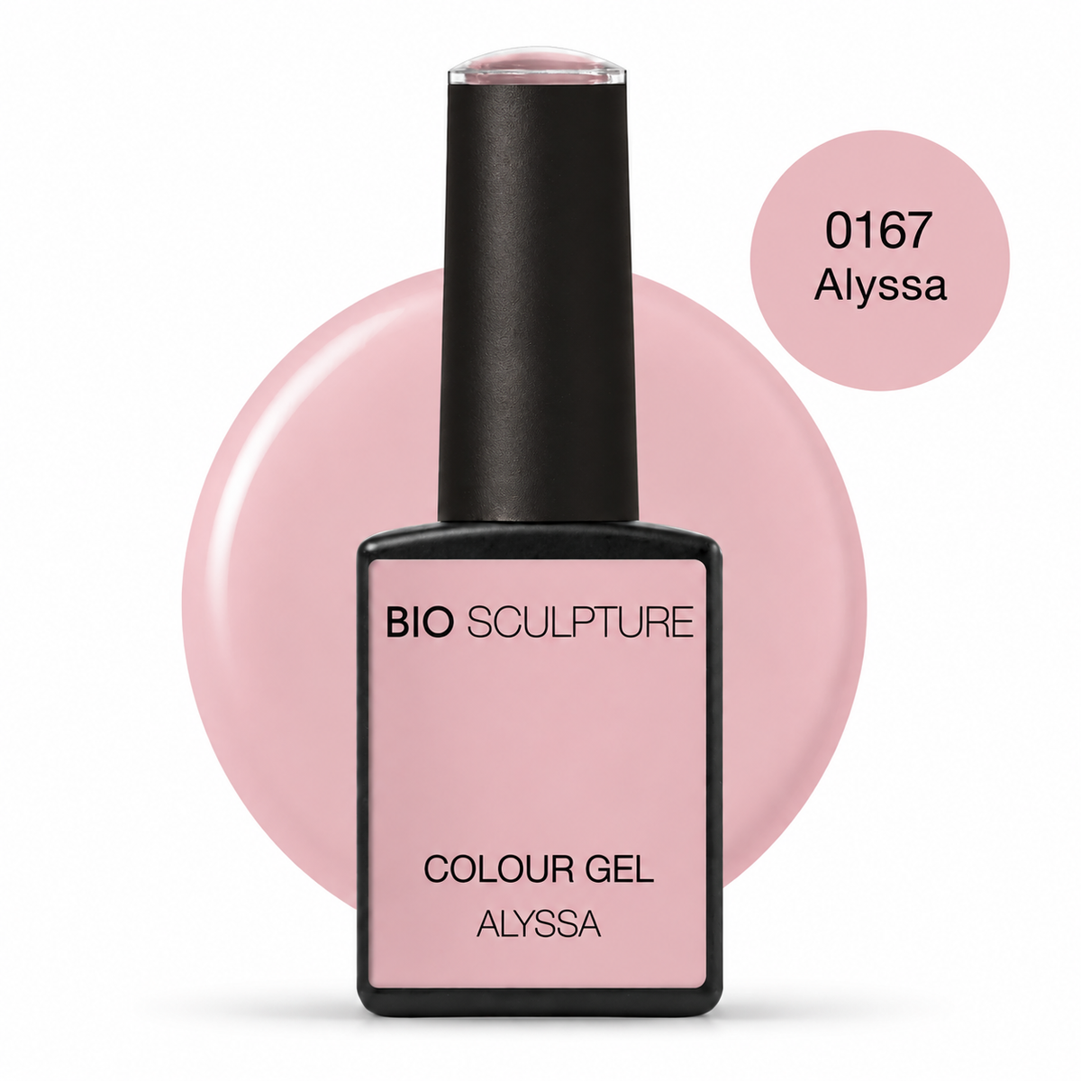 167 Alyssa – Bio Sculpture Colour Gel mit rundem Farbkreis