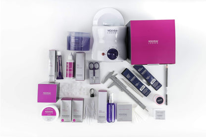 Brow Design Starter Kit Trainer INHALT1 x Wachstation und Adapter für UK/EU1 x Wach 300g1 x Augenbrauen Pinzette1 x Augenbrauen Schere1 x Protein Remover Pads 75 Stück1 x Lash & Brow Tool1 x Mini Spatel 100 Stück1 x Wachs Streifen 100 Stück1 x Wachs Entfe