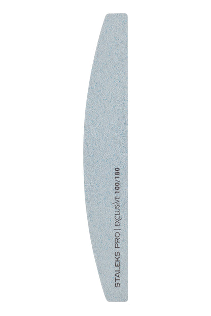 STALEKS-100/180grit Mineral crescent nail file EXCLUSIVE-2