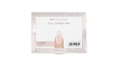 Bio Sculpture-Full Cover Nail Tips - Almond Medium-2