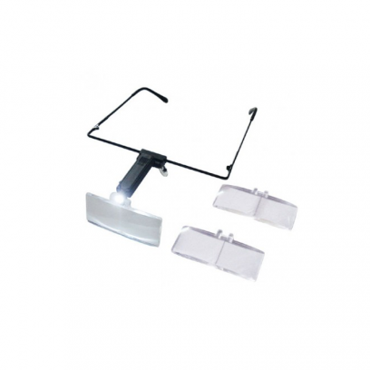 Nouveau Lashes-Arbeitsbrille mit LED & 1.5x | 2.5x | 3.5x Vergrösserung-4